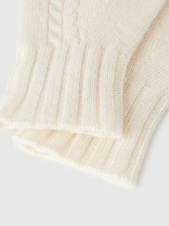 KNITTED GLOVES Women image number 3